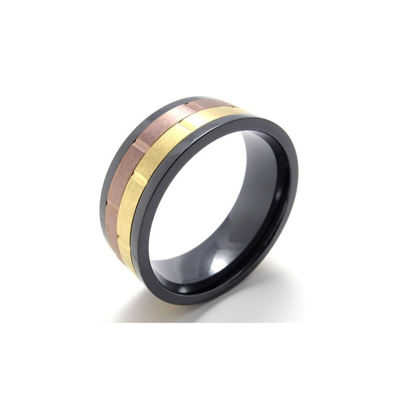 Farvet Titaniumring