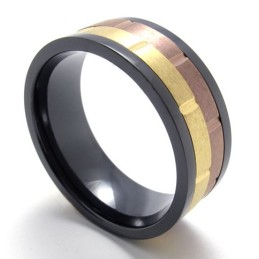 Farvet Titaniumring