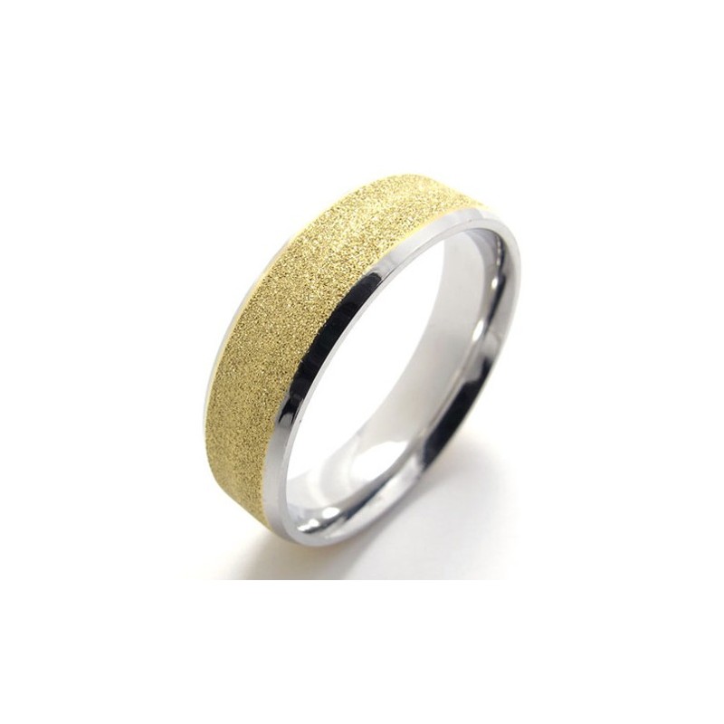 Farvet Perle Titaniumring