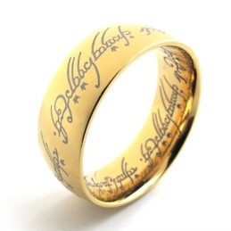 Guld Lord Titanium Ring