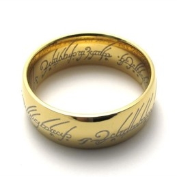 Guld Lord Titanium Ring