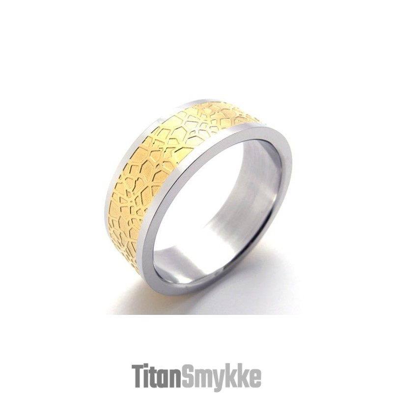 Guld Titaniumring