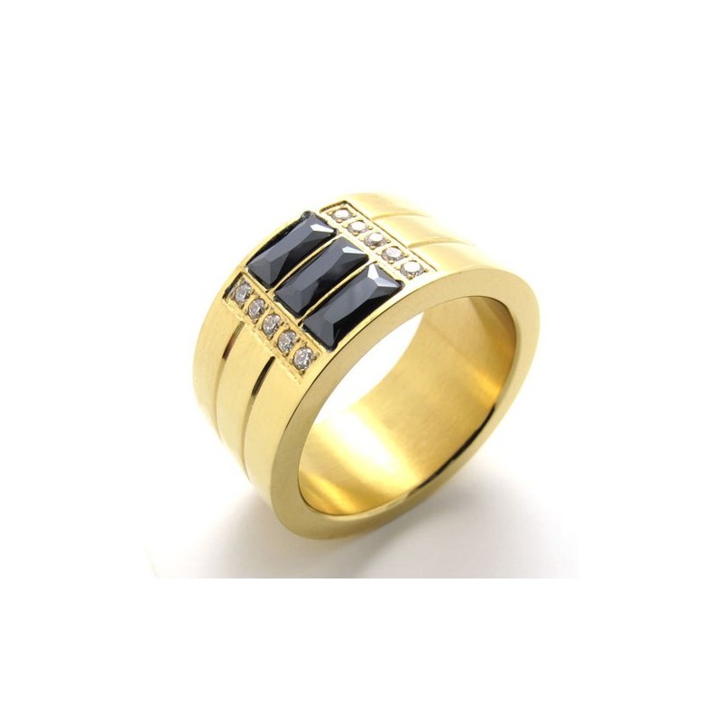 Guld Titaniumring