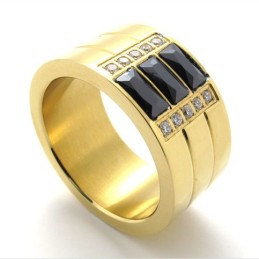 Guld Titaniumring