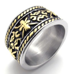 Guld Vintage Titanium Ring