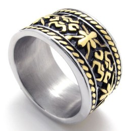 Guld Vintage Titanium Ring