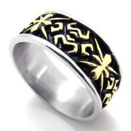 Guld Vintage Titanium Ring