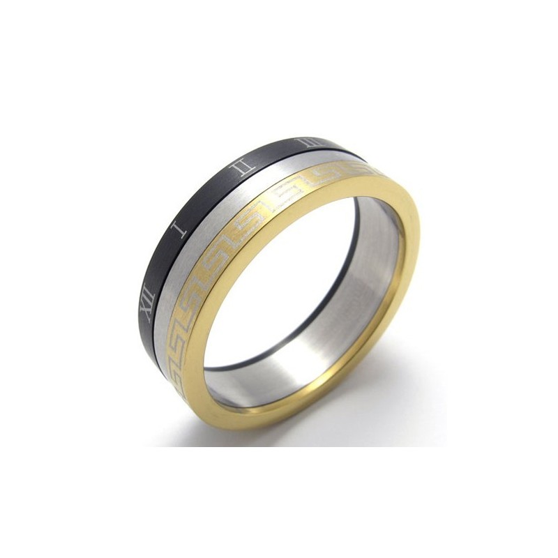 Farvet Titaniumring