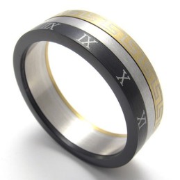 Farvet Titaniumring