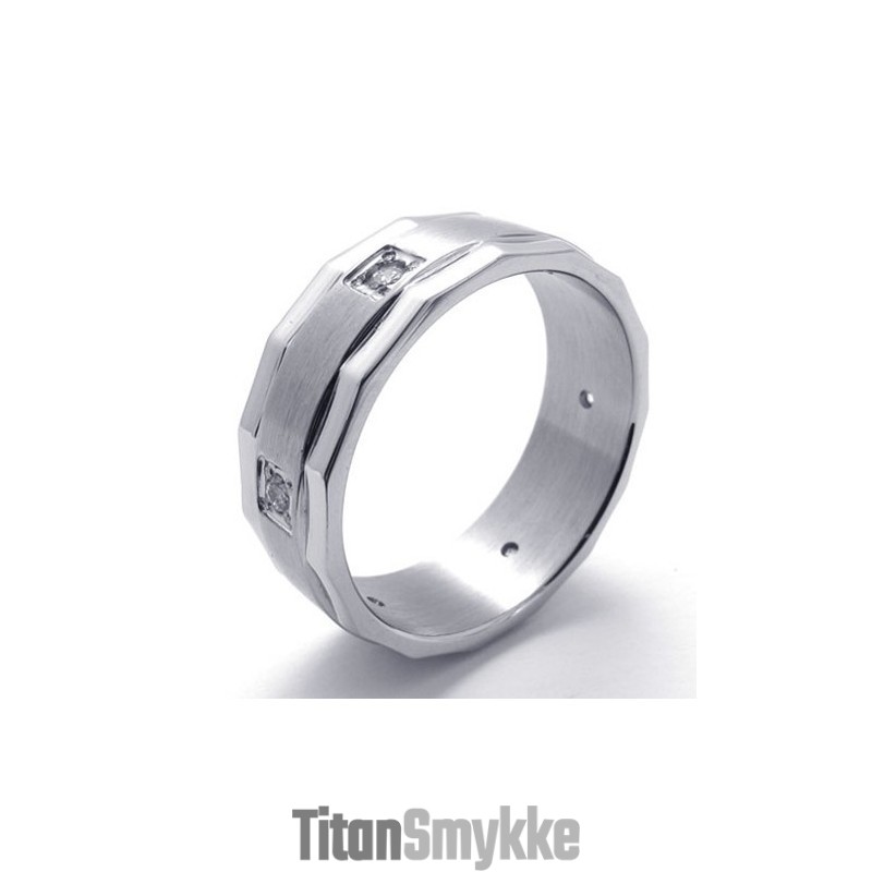 Diamant Titaniumring