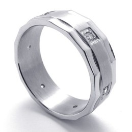 Diamant Titaniumring