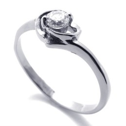 Diamant Titaniumring Til Kvinder