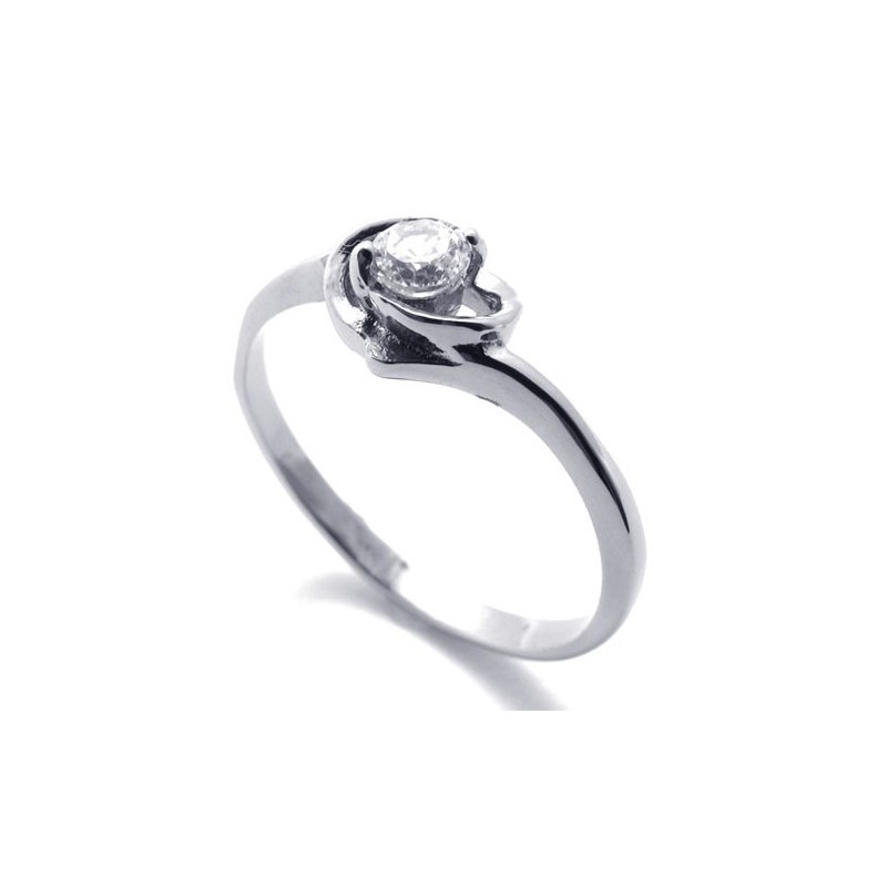 Diamant Titaniumring Til Kvinder