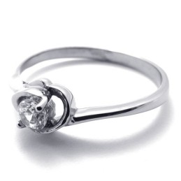 Diamant Titaniumring Til Kvinder