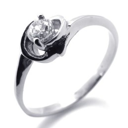 Diamant Titaniumring Til Kvinder