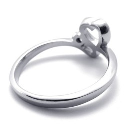 Diamantring I Titanium Til Kvinder