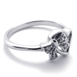 Diamant Titaniumring Til Kvinder