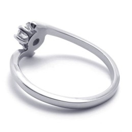 Diamant Titaniumring Til Kvinder