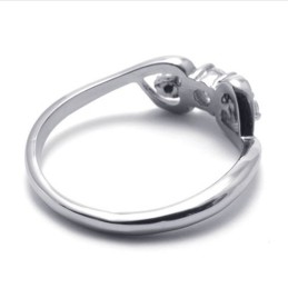 Diamant Titaniumring Til Kvinder