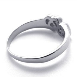 Diamantring I Titanium Til Kvinder