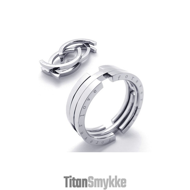 Puslespil Titanium Ring Puslespil Titanium Ring