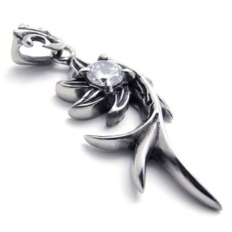 Havfrue Diamant Titanium Vedhæng