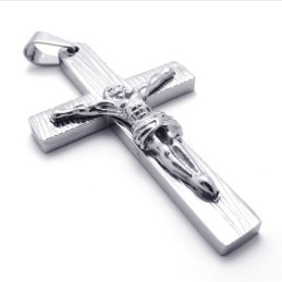 Jesus Titanium Kors Vedhæng