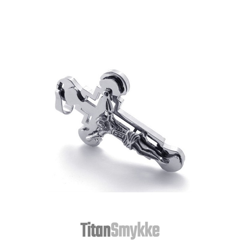 Jesus Titanium Kors Vedhæng