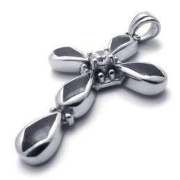 Diamant Titanium Kors Vedhæng