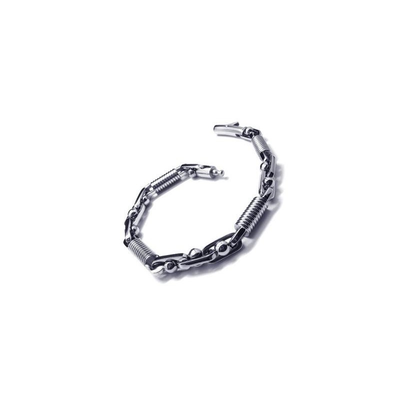 Herre-Drengearmbånd I Sølv 316L Ren Titanium Med Charms