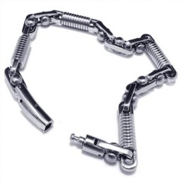 Herre-Drengearmbånd I Sølv 316L Ren Titanium Med Charms