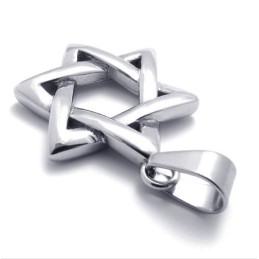 Lucky Hexagram Titanium Vedhæng