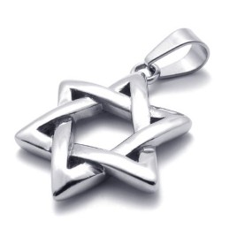 Lucky Hexagram Titanium Vedhæng