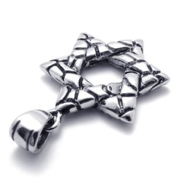 Lucky Hexagram Titanium Vedhæng