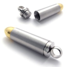 Guld Accent Kugle Titanium Vedhæng