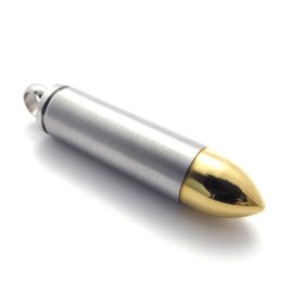 Guld Accent Kugle Titanium Vedhæng