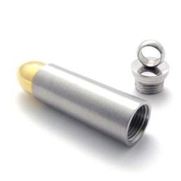 Guld Accent Kugle Titanium Vedhæng