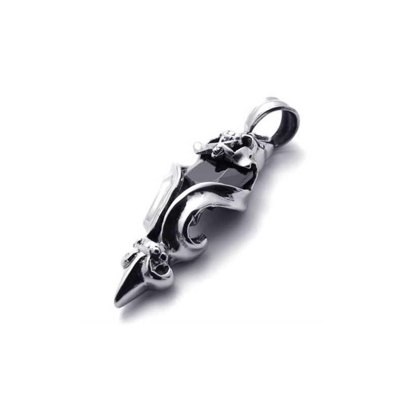 Sort Diamant Titanium Vedhæng