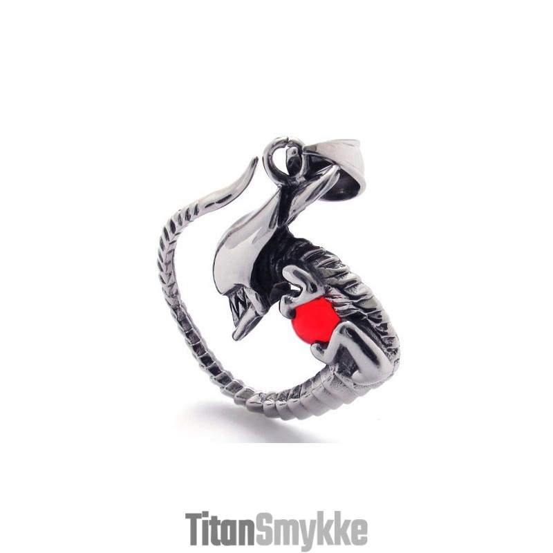Rød Diamant Titanium Vedhæng Rød Diamant Titanium Vedhæng