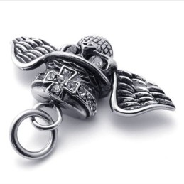 Vinger Kranie Diamant Titanium Vedhæng