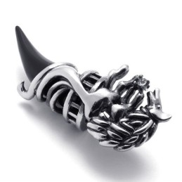 Sort Horn Titanium Vedhæng