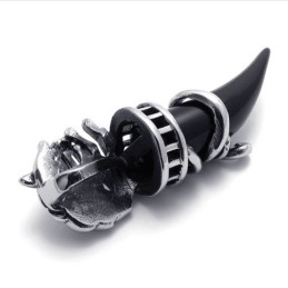 Sort Horn Titanium Vedhæng
