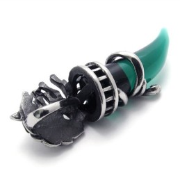 Grønt Horn Titanium Vedhæng