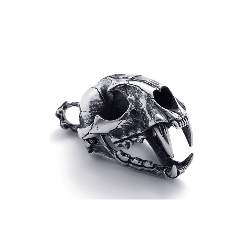 Dinosaurkranie Titanium Vedhæng