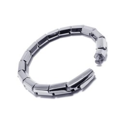 Herre-Drenge Sølv-Armbånd I Ren Titanium Med Charme