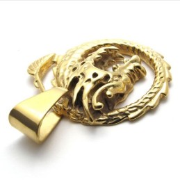 Guld Drage Titanium Vedhæng