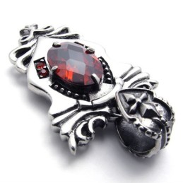 Rød Diamant Titanium Vedhæng
