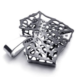 Black Leaf Lovers Titanium Vedhæng