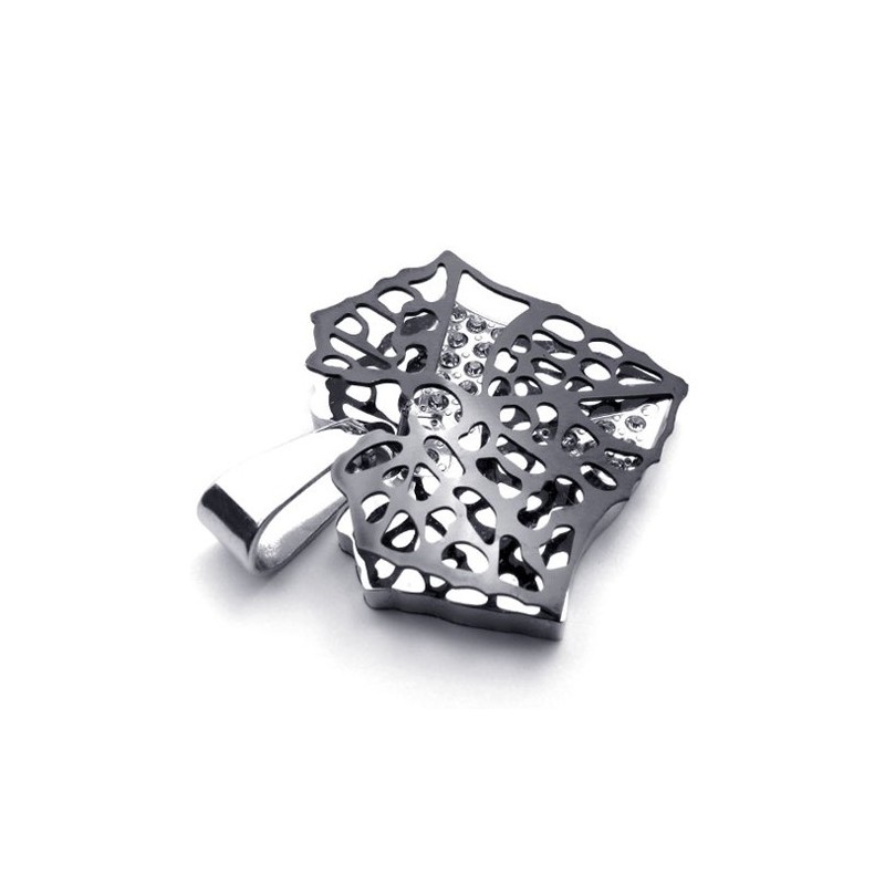 Black Leaf Lovers Titanium Vedhæng