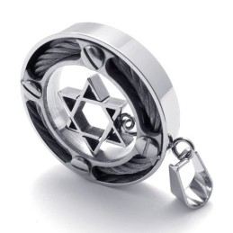 Titanium Vedhæng Med Kabelringe